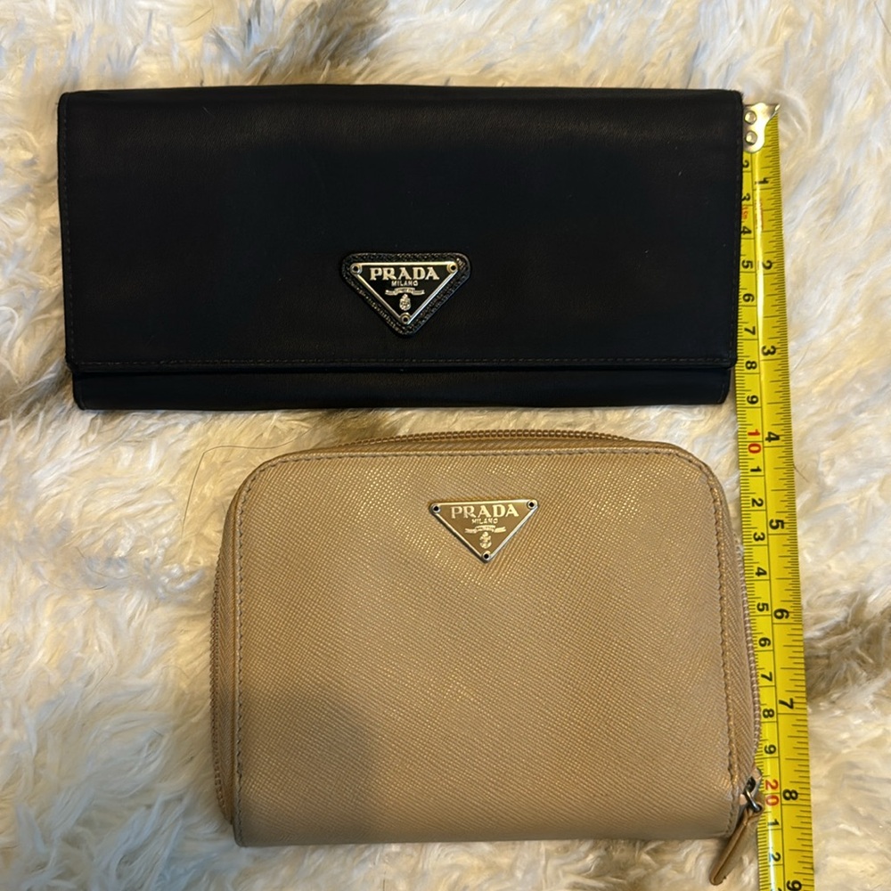 Authentic Prada Wallet Bundle! Includes 2 Wallets! - image 2